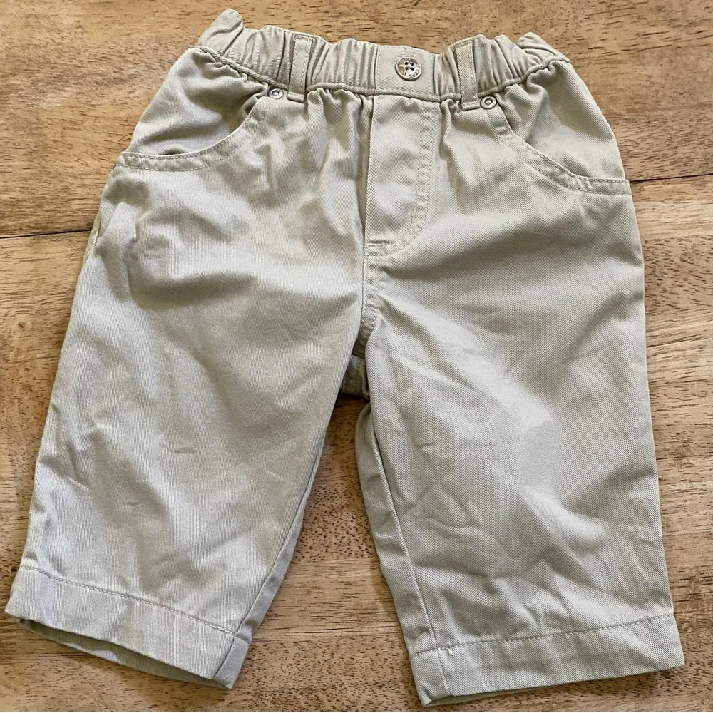 Vintage Baby Gap Infant Sz 6-12 Mo Khaki Chino‎ Cotton Pants